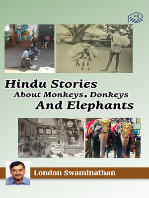 cover image of Hindu Stories About Monkeys, Donkeys And Elephants